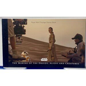 Star Wars Royal Mail Prestige Stamp Book "The Making Of The Droids Aliens